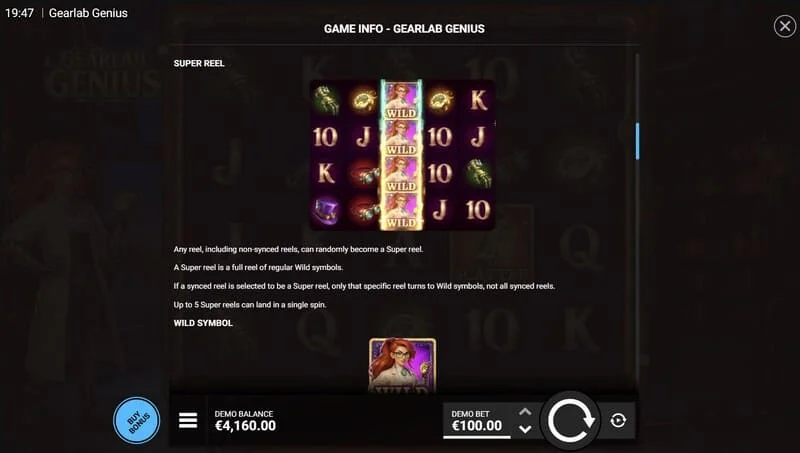 Gearlab Genius - 5x4 rutnät med aktiva multiplikatorer ovanför vertikalerna